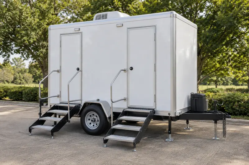 Portable sanitation equipment for rental planning